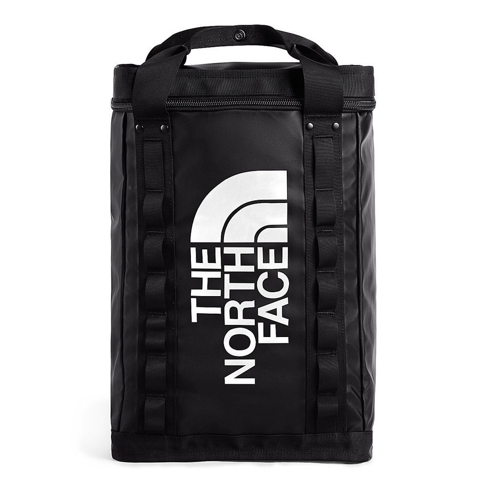 The North Face Laptop Backpack Mens Australia - The North Face Explore Fusebox Daypack—L Black / Whi